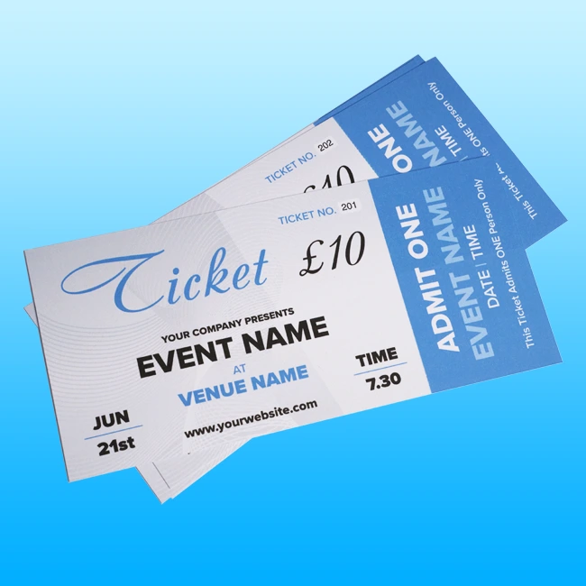 Tickets Printing Tonbridge 